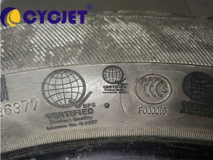 طابعة ليزر محمولة باليد لطباعة الشعارات على الإطارات